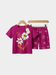 Flower T-shirt And Shorts Set