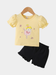 Ballerina T-shirt And Shorts Set