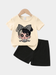 Doll T-shirt And Shorts Set
