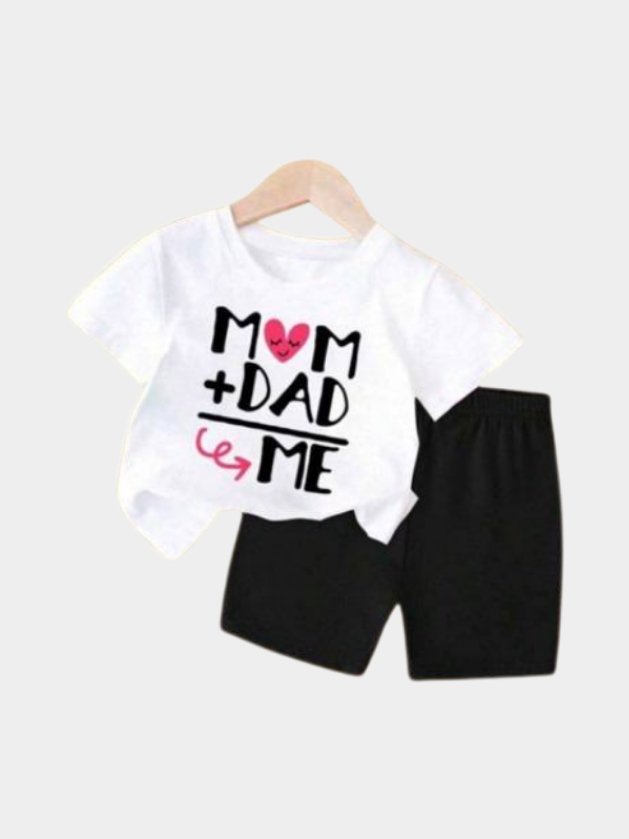 Mom n Dad T-shirt And Shorts Set